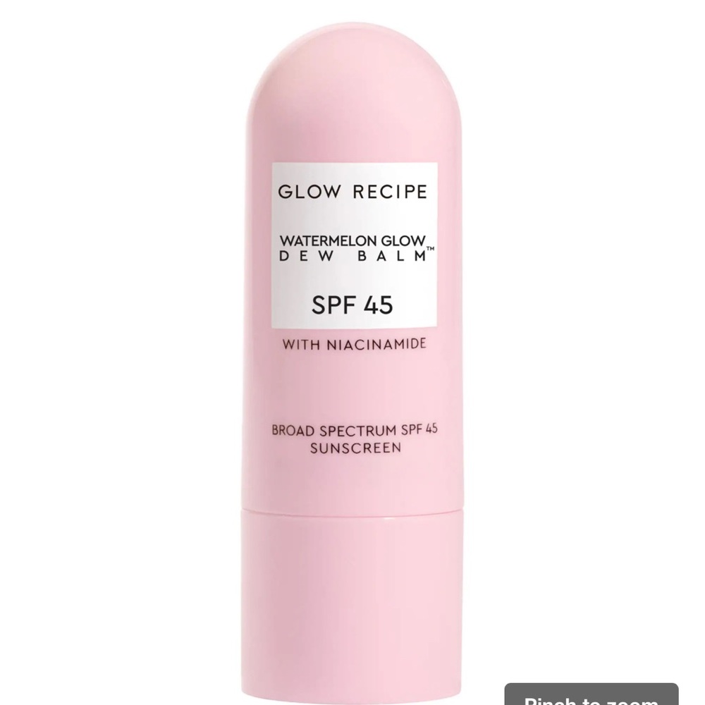 NEW Glow Recipe Watermelon Glow Niacinamide Dew Balm Face Sunscreen Stick-SPF 45
